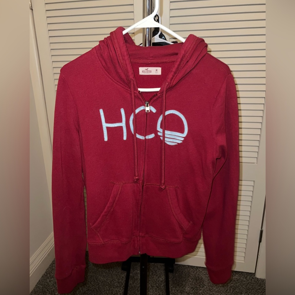 Boys Hollister Hooded Zip Sweater